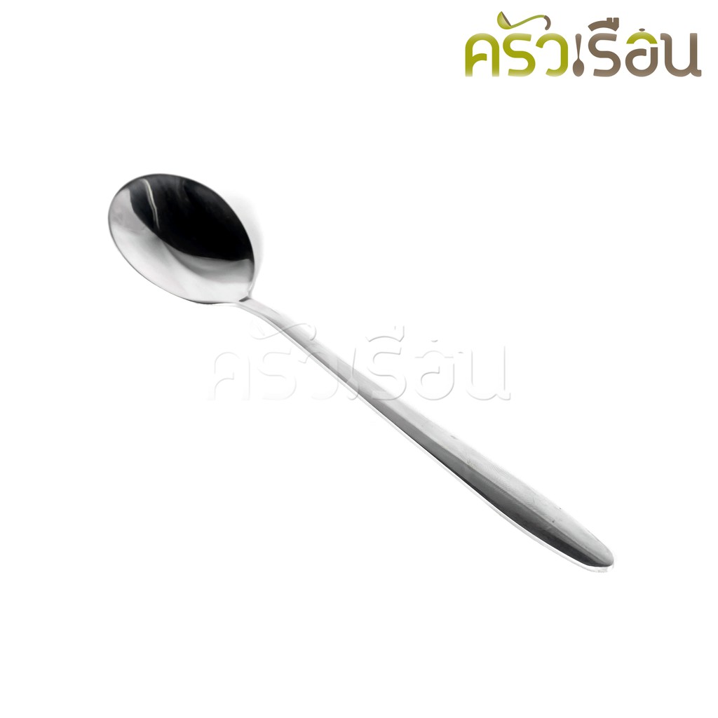 Double Apples ชุดช้อน+ตะเกียบ สเตนเลส ลาย เรียบ ตราแอปเปิ้ลคู่ 1 คู่