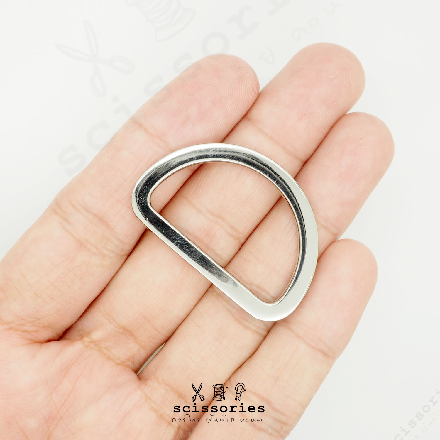 ตัวดี 1.2 in สีเงิน/2ตัว