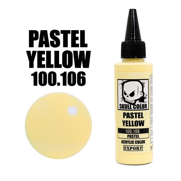 Skull Color 100.106 Pastel Yellow 60 ml (Pastel) 8853100904493 (สี)