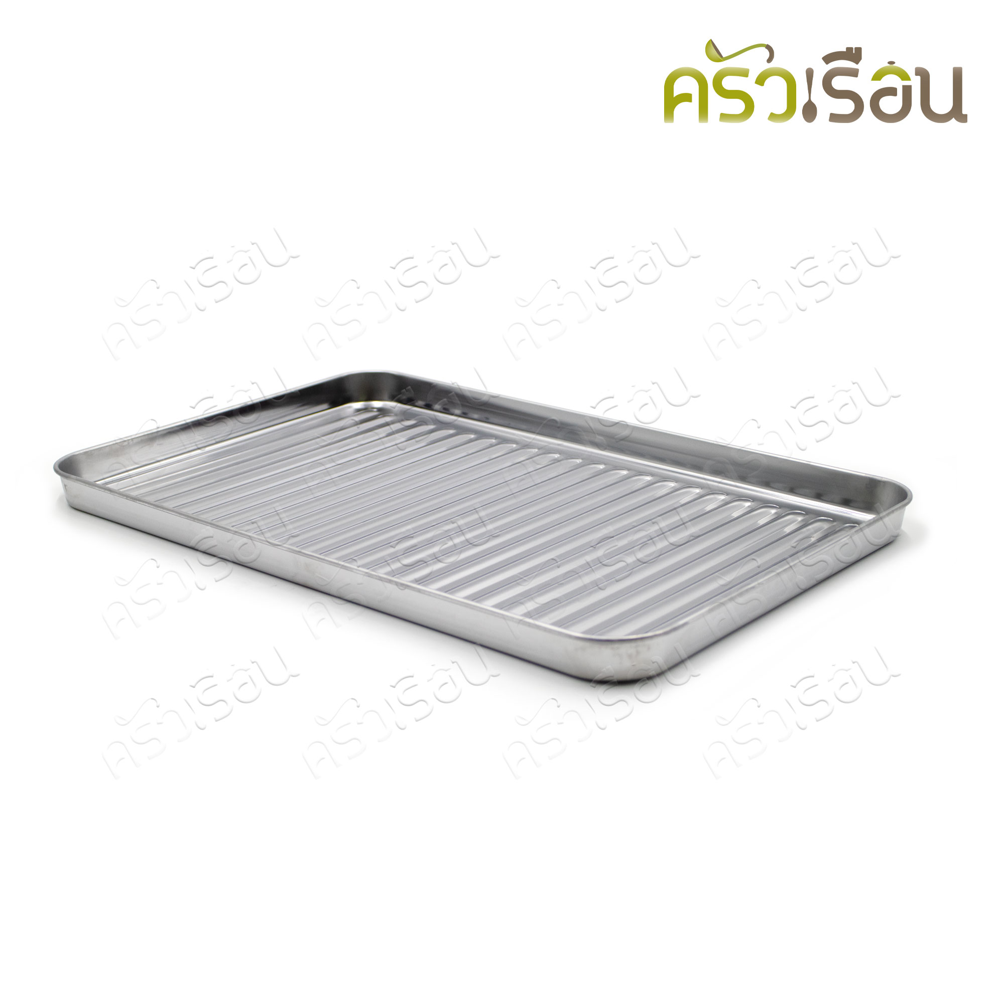 PERFECT ถาดรองน้ำมันปิ้งย่าง ถาดตื้น ขนาด 38x25x2 ซม. QF-K545