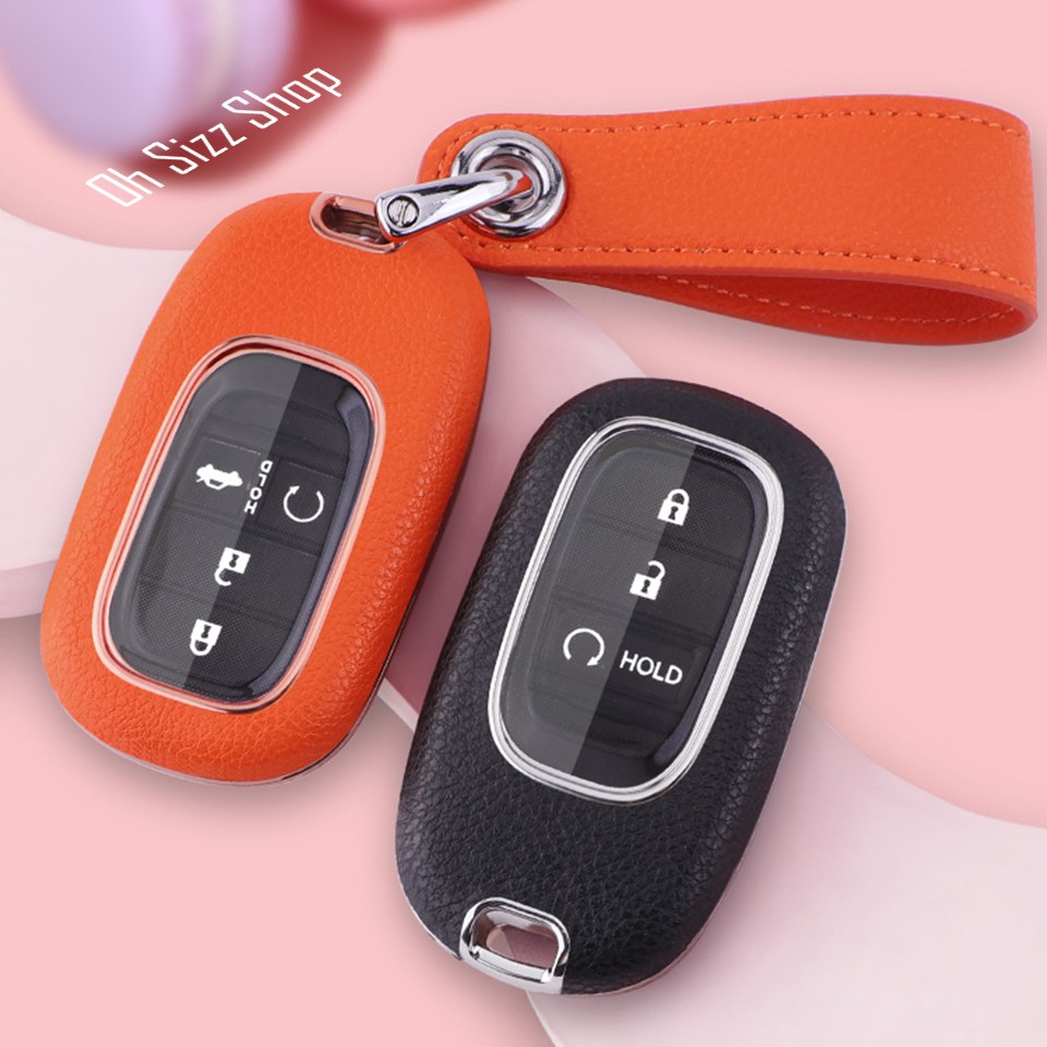 เคสรีโมทรถ HONDA Civic Fe RS HRV 2022 Pastel Case หุ้มหนังสีพาสเทล ABS Case Key Cover Key Sets Model CIVIC, HRV 2022 Smart Key 11 Generationแบบ 2, 3 และ 4 ปุ่ม
