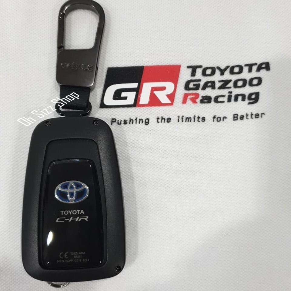 เคสโลหะด้านรีโมทรถ Toyota Cross CHR GR Sport 2022แบบ 2 ชั้น สามารถถอดกุญแจได้ (Double-Layer Metal Aluminum Alloy Key Cover with transparent push button Guard 360) Toyota Key Sets Model Toyota Corolla Cross HEV GR Sport , CHR, Camry, Altis 2020-2022