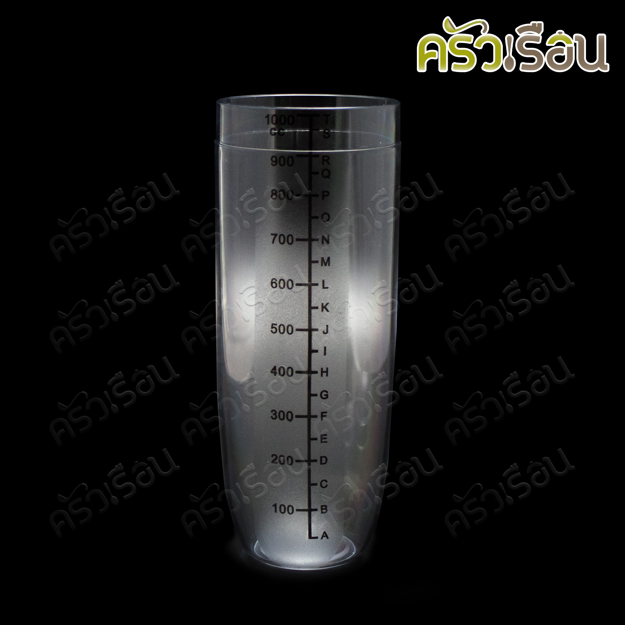 TOP Plastic PC Shaker 1000 ml. 8.5 x 21 cm. JD-8100P