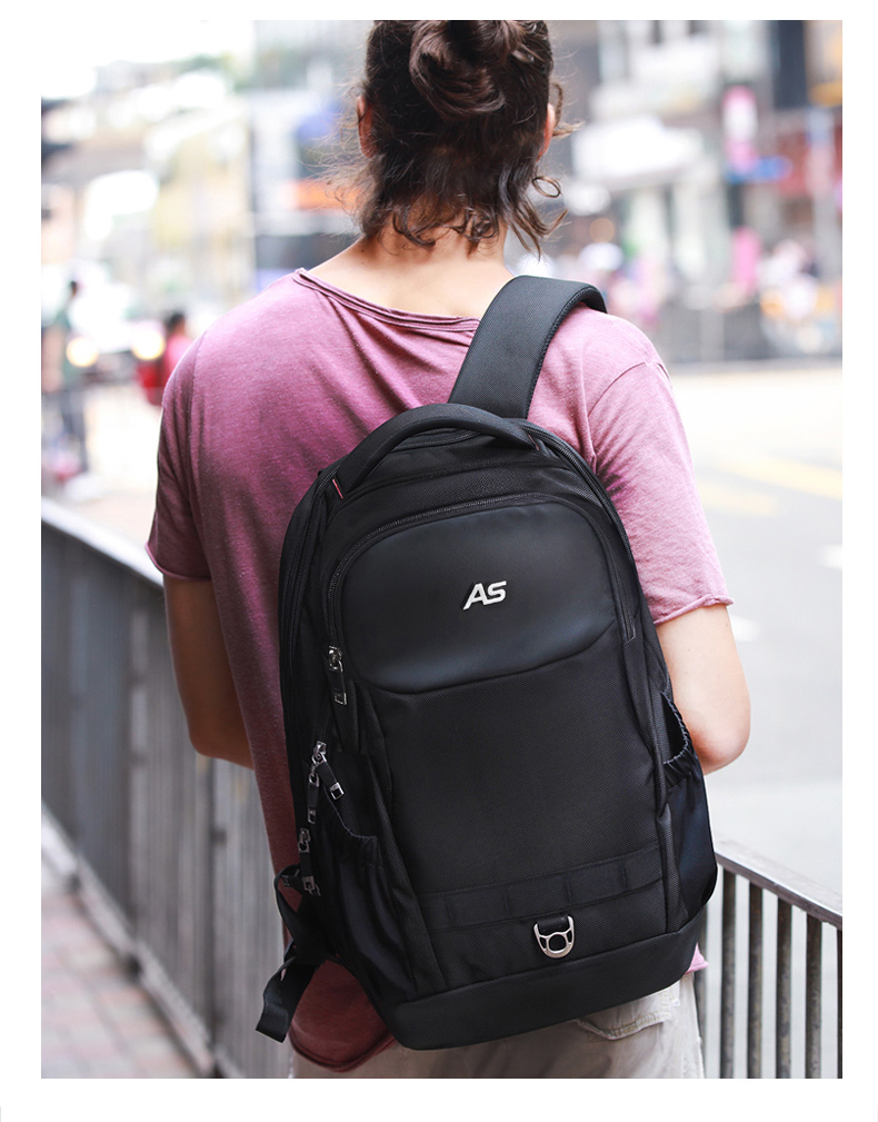 AspenSport Backpack Laptop กระเป๋าสะพายหลัง กระเป๋าโน๊ตบุ๊ค 14-16 นิ้ว กระเป๋าเดินทาง รุ่น AS-B86L ขนาด สีดำ