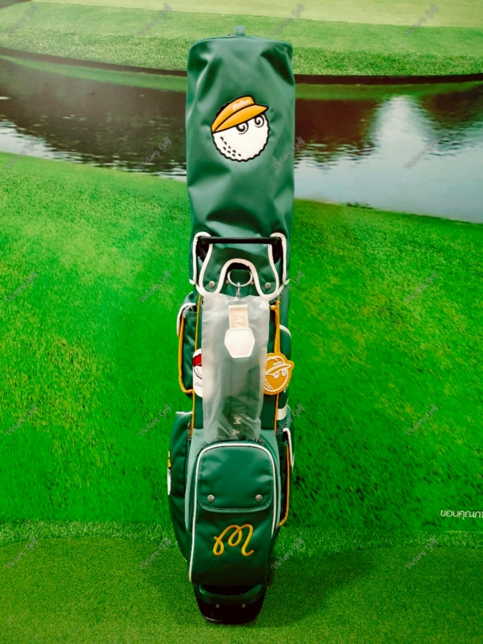 Stand Bag Malbon Golf Green Color