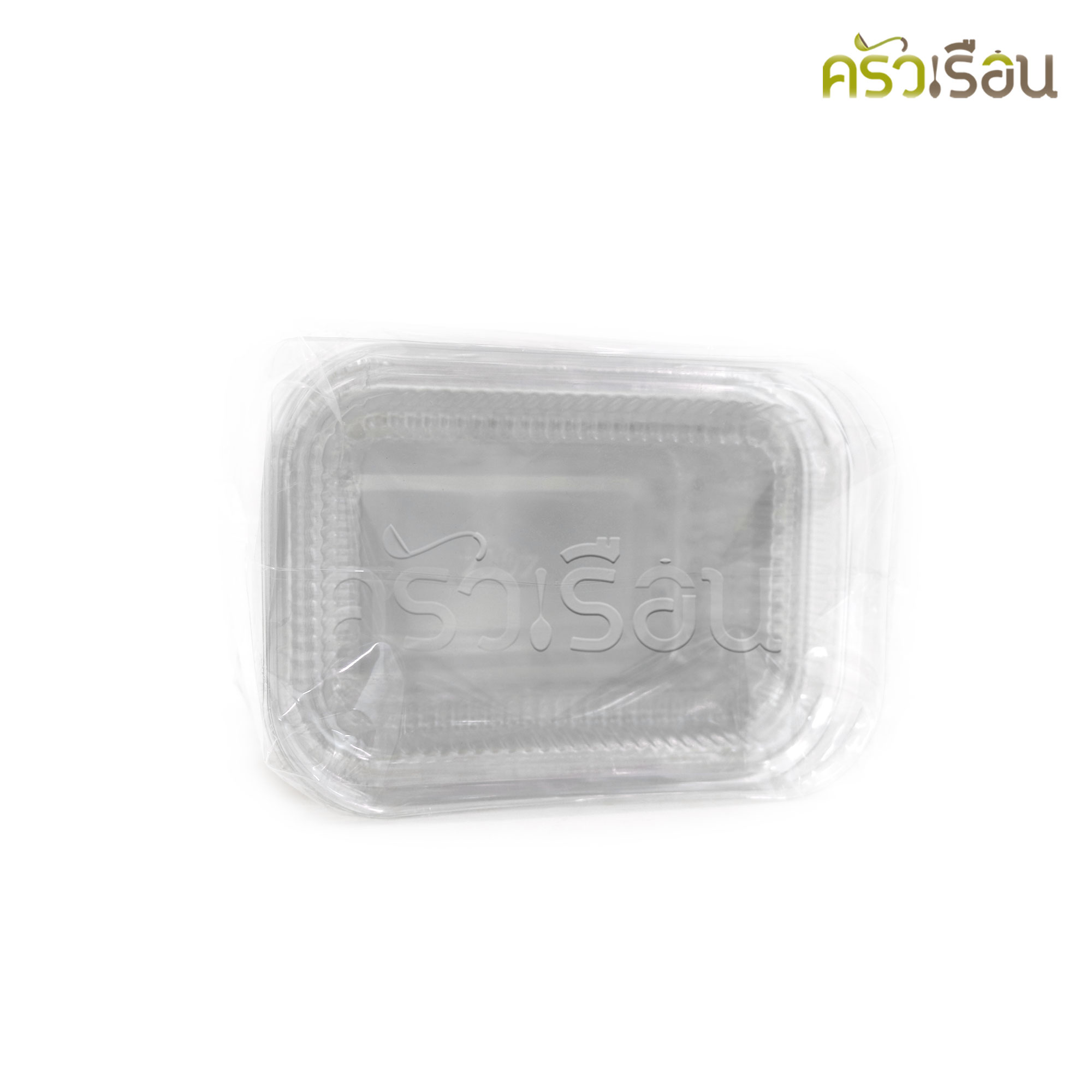 SS 4004 ถาดฟอยล์เหลี่ยม ผืนผ้า สีเงิน + ฝา 10 ชุด ความจุ 140 ml. ขนาด 75 x 105 x 32 มม. S&S เทียบเท่า 4618