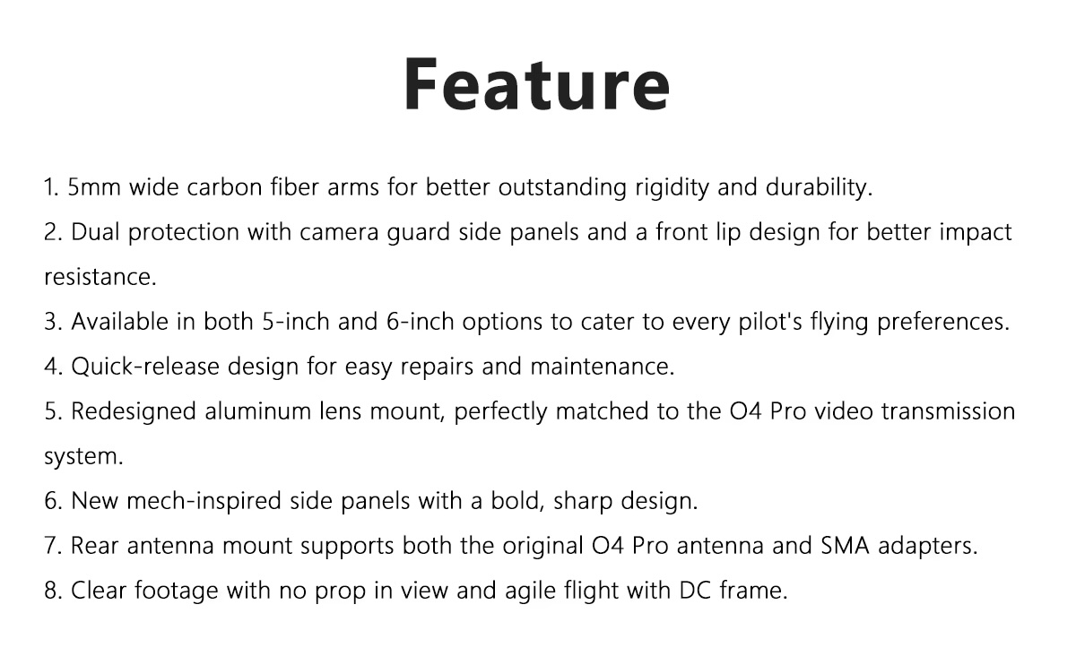 [47] GEP-Vapor-D O4 Pro Frame อุปกรณ์โดรน Drone