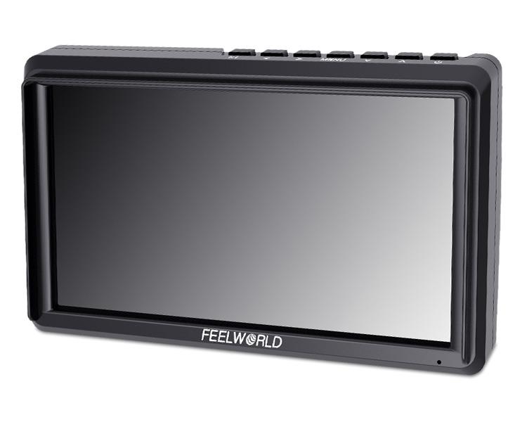 FEELWORLD S55: จอภาพ Field Monitor สำหรับกล้อง DSLR ขนาด 6 นิ้ว Full HD พร้อม 4K HDMI, Power Output และ 3D LUT
