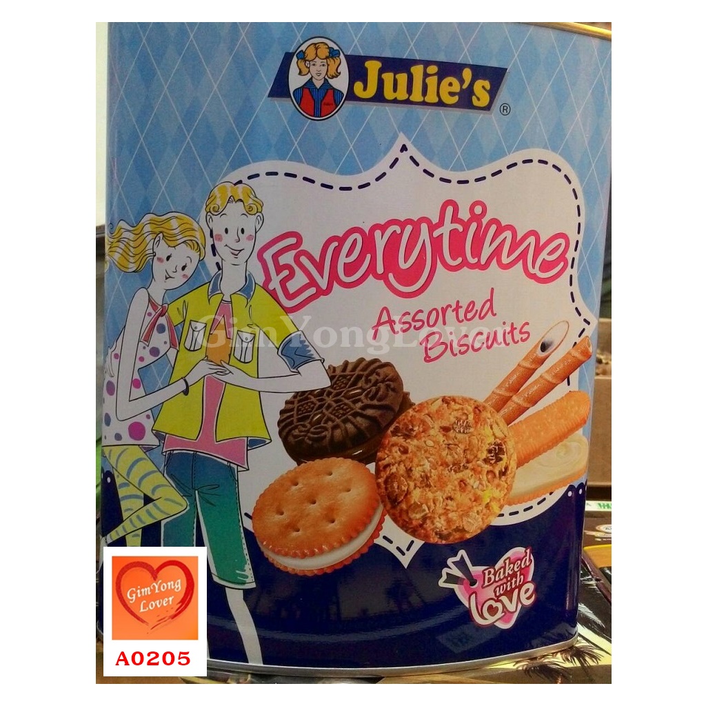 จูลี่ส์ บิสกิตรวมรสหลายแบบ (Julie's Everytime Assorted Biscuits)