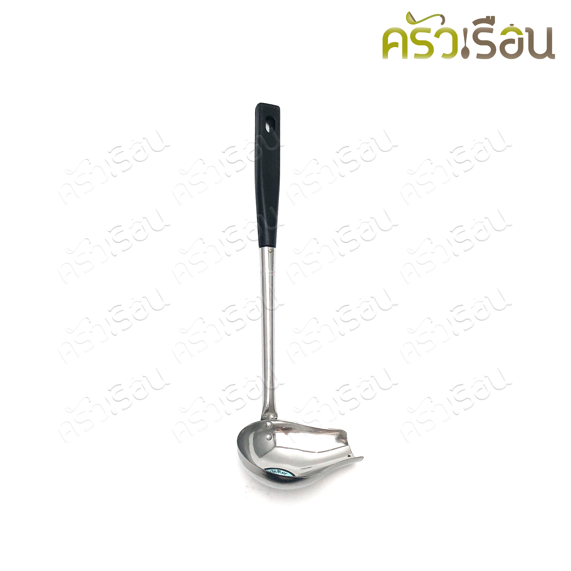 Twin Ray กระบวยปากเท กระบวยเกวี่ ด้ามดำ 4 นิ้ว 107A