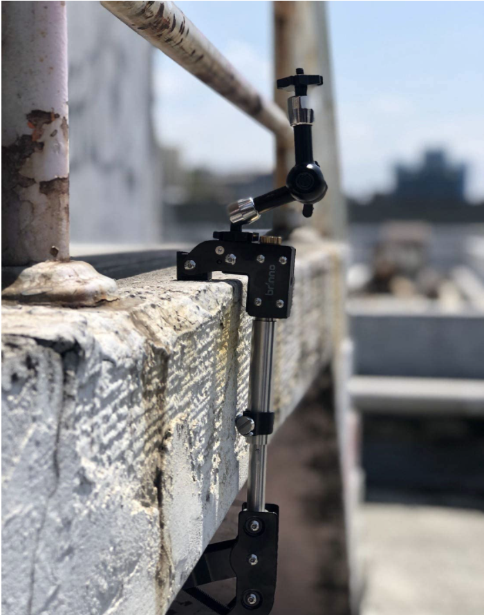 Brinno Camera Clamp Plus - Large, Industrial, Heavy-Duty Camera Mounting Kit with Magic Arm and Extension Poles ACC1000P