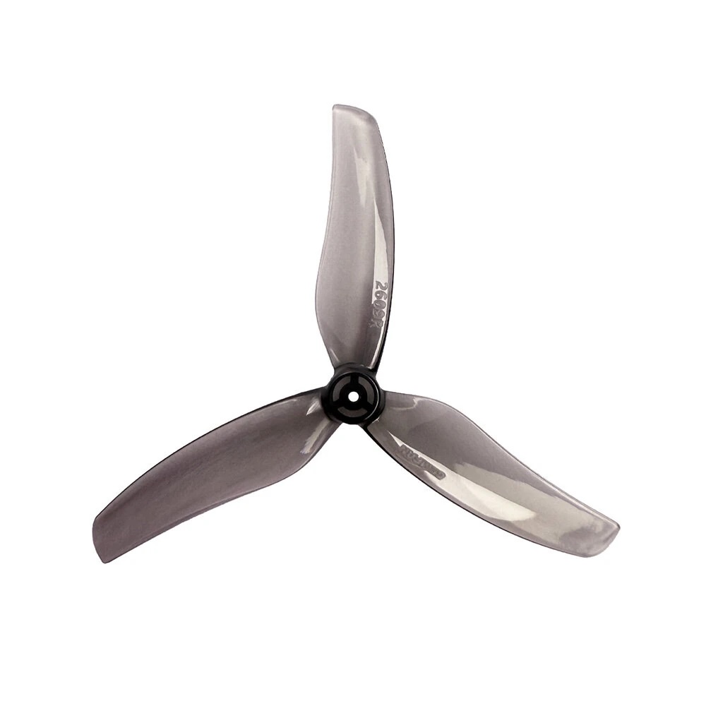 2.5-G14 GEMFAN 2609 8 ชิ้น 2.6 Inch 3-blades PC Propeller 1.2mm 1.5mm Hole Shaft ใบพัด fpv racing drone freestyle