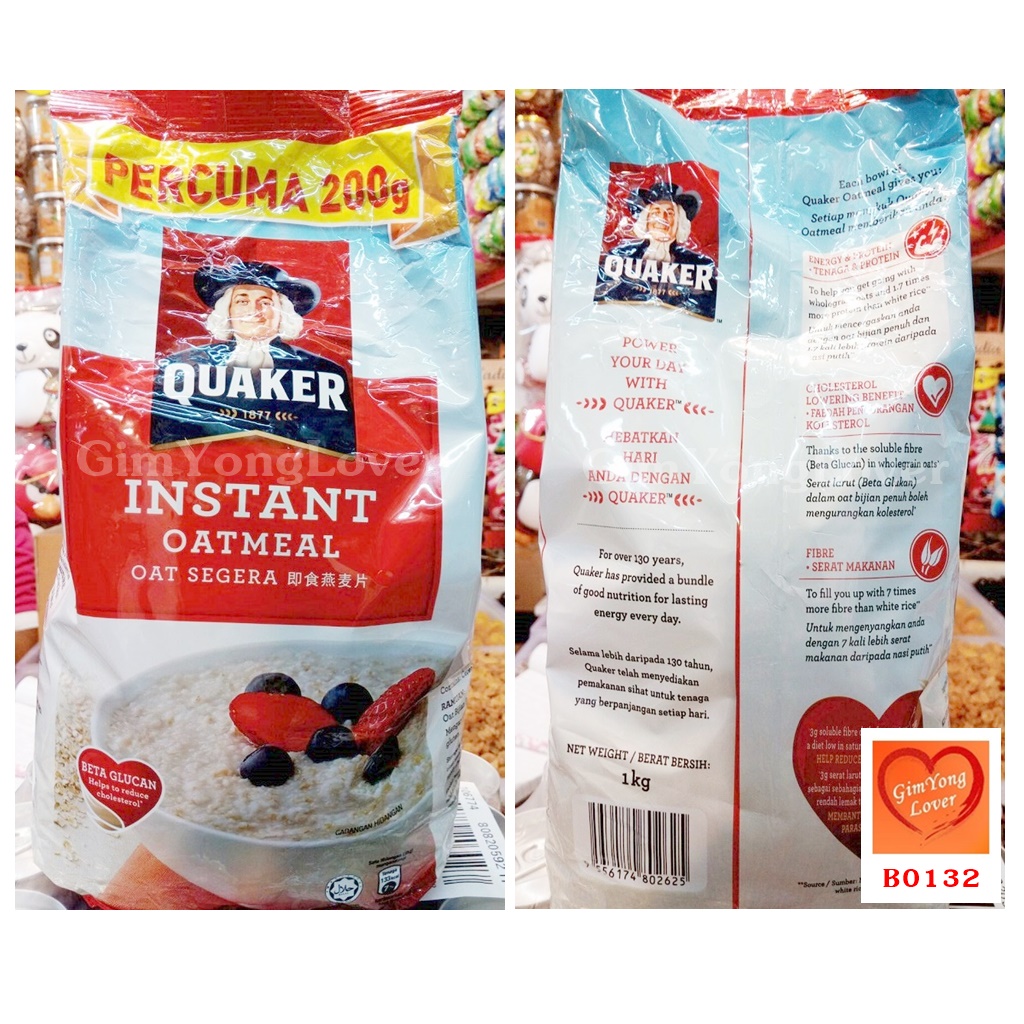 QUAKER ข้าวโอ๊ตแบบถุงเติม