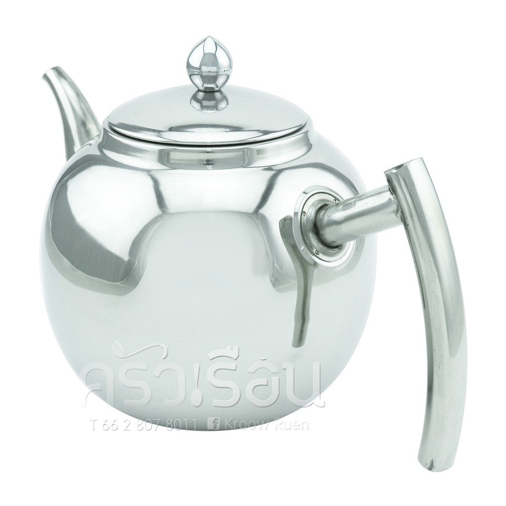 Double apples กาน้ำชาสเตนเลสทรงกลม+ที่กรอง 1050 มล. SXK602