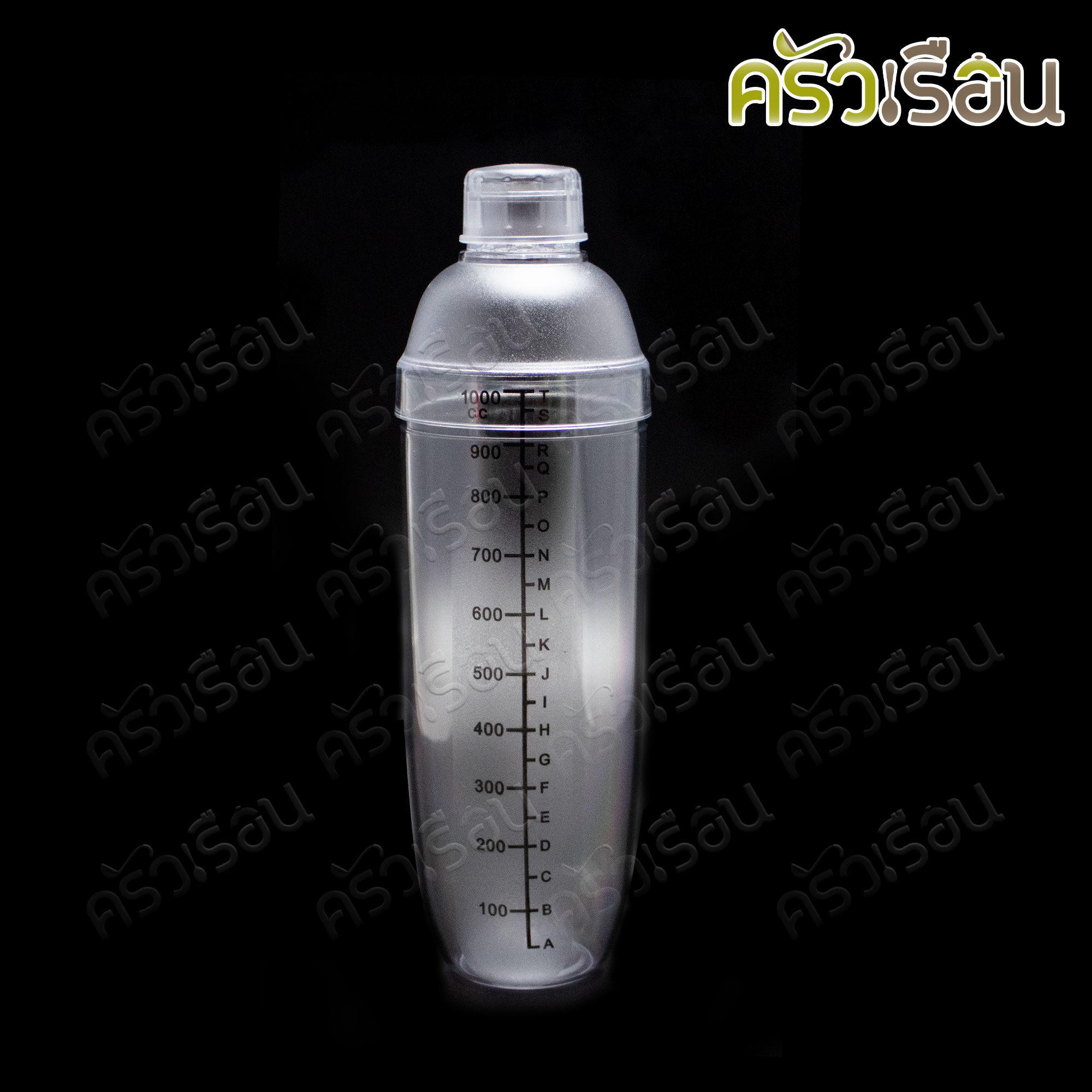 TOP Plastic PC Shaker 1000 ml. 8.5 x 21 cm. JD-8100P