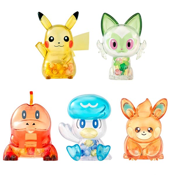 BANDAI (ครบ Set 5 กล่อง) Pokemon Crystal Cot 4570117917172 (Figure)