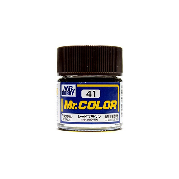 Mr.Color C41 Red Brown Flat (10ml) 4973028535990 Mr. Hobby