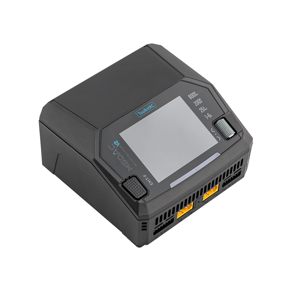 ToolkitRC M6DAC V2 LiPo 1-6S 15A Dual Channel Smart Charger AC 200W | DC 800W | 65W Fast charge อุปกรณ์โดรน Drone