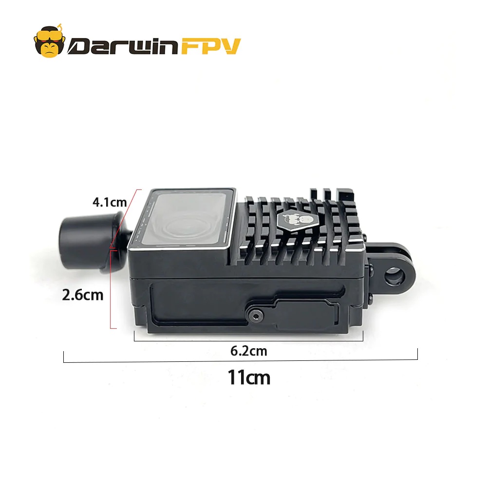 DarwinFPV DJI O3 + O4 Air Unit CNC Aluminum Alloy Waterproof Case อุปกรณ์โดรน Drone