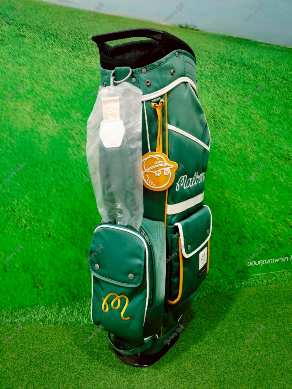 Stand Bag Malbon Golf Green Color