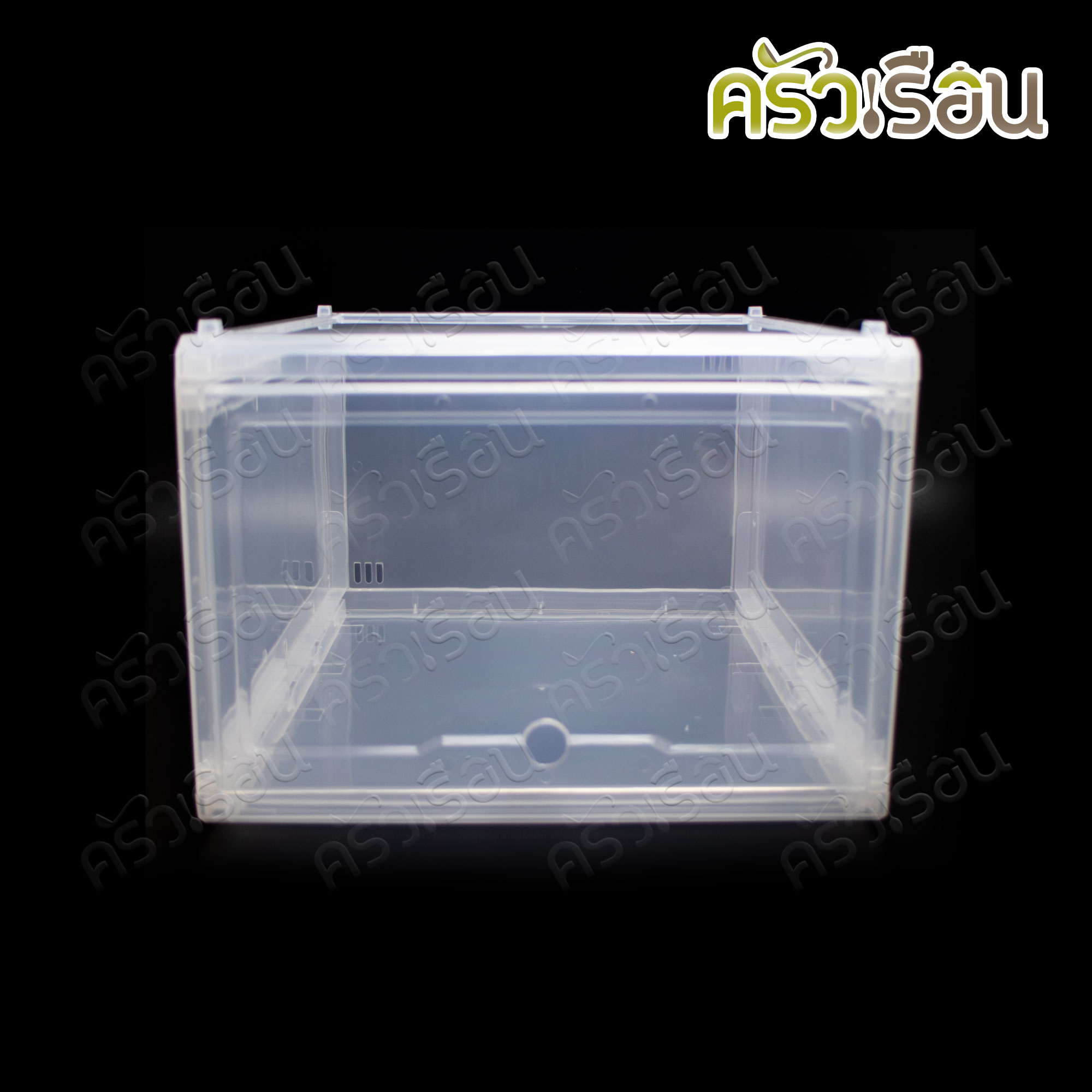 BIG ONE กล่องรองเท้า ฝาสไลด์ข้าง 27x35x20 ซม. BIGSHOES No.413 วางซ้อนได้