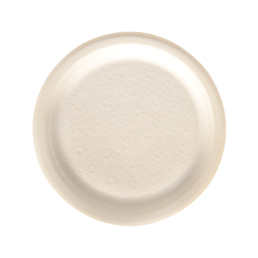 GRACZ จาน กลม มีขอบ P008 ขนาด 8 นิ้ว 19.5 x 19.5 x 20.0 ซม. แพ็ค 50 ใบ ไบโอชานอ้อย