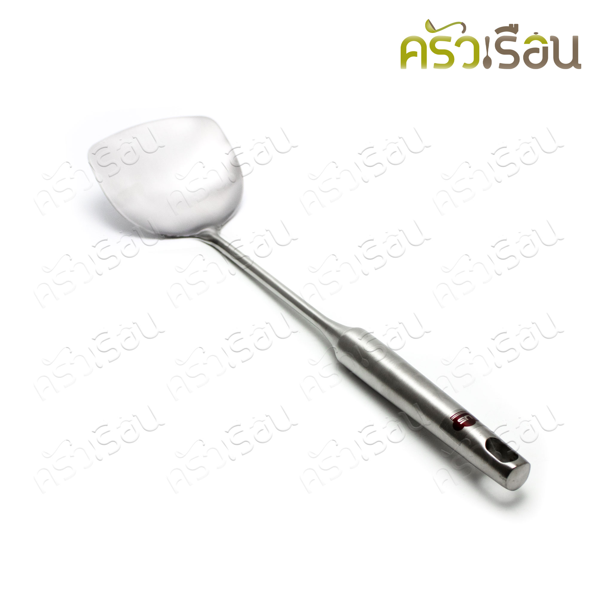 US ตะหลิว สเตนเลส 9.5 x 38 ซม. ด้ามสเตนเลส กลม AS-37