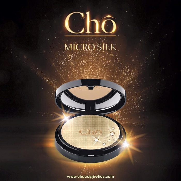 แป้งโช ไมโครซิลค์ เนยโชติกา Cho Anti-aging Powder Ultra-Light Texture Vitamin E SPF15/PA++