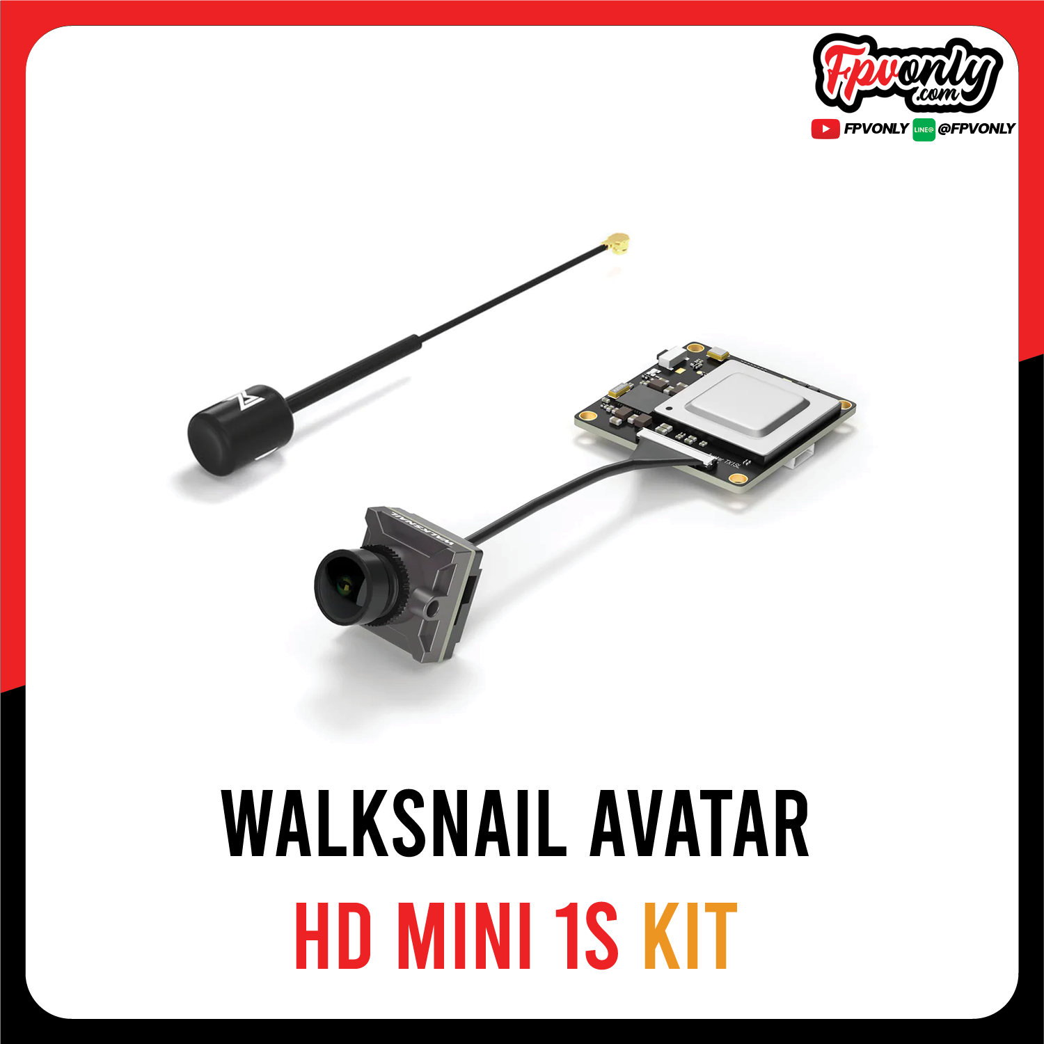 CADDX Walksnail Avatar HD Mini 1s Lite Kit อุปกรณ์โดรน Drone