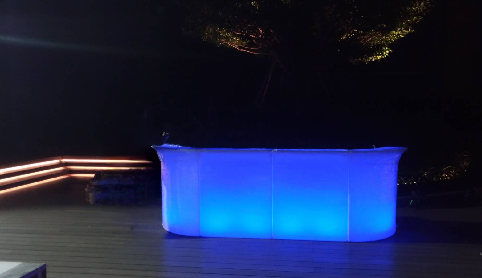 RENT/ให้เช่า: เคาน์เตอร์บาร์ LED เรืองแสง รุ่น GB(3.4m)