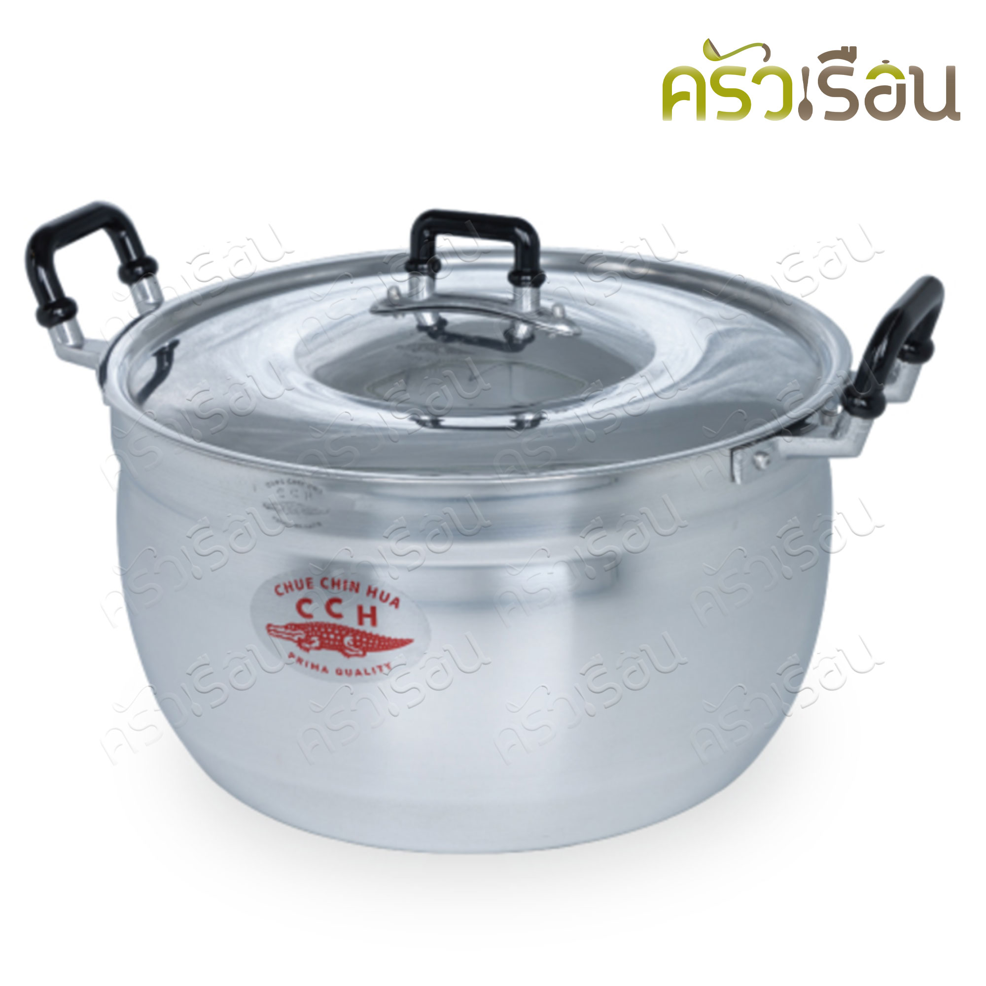 จระเข้ หม้อสองหู ชุดหม้อ ได้ 9 ใบ 16-32 ตราจระเข้ ของแท้จ้า หม้อจระเข้ (16, 18, 20, 22, 24, 26, 28, 30, 32 ซม.)