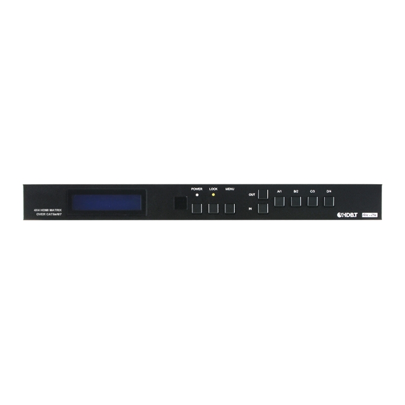 4K UHD 4×4 HDMI OVER HDBASET MATRIX WITH LAN SERVING