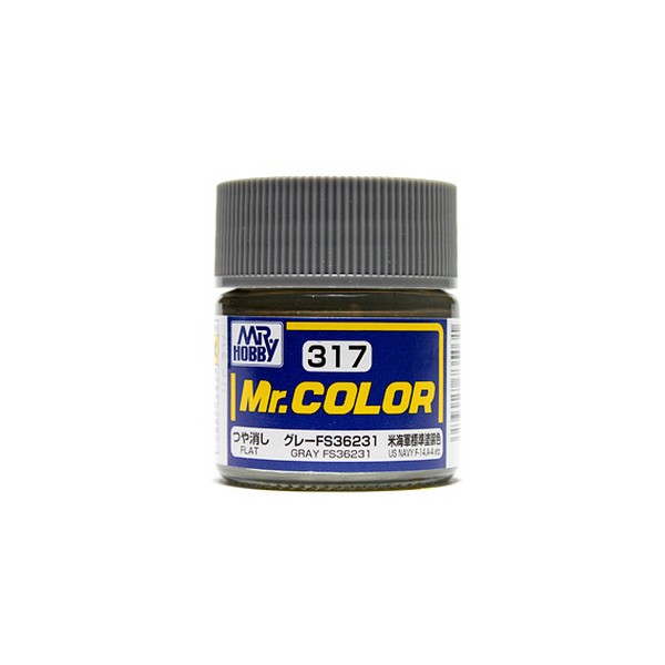 Mr.Color C317 Gray FS36231 Flat (10ml) Mr. Hobby 4973028735031