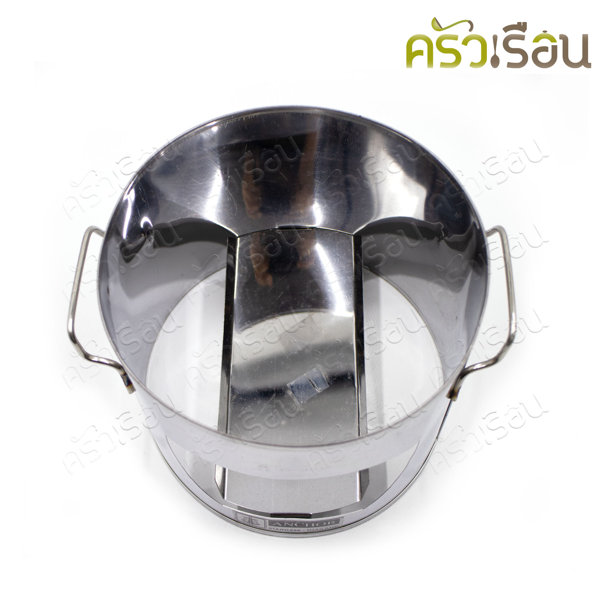 Anchor brand ceramic food warmer setม 6-inch, with stainless steel stove, dipping set, hot pot