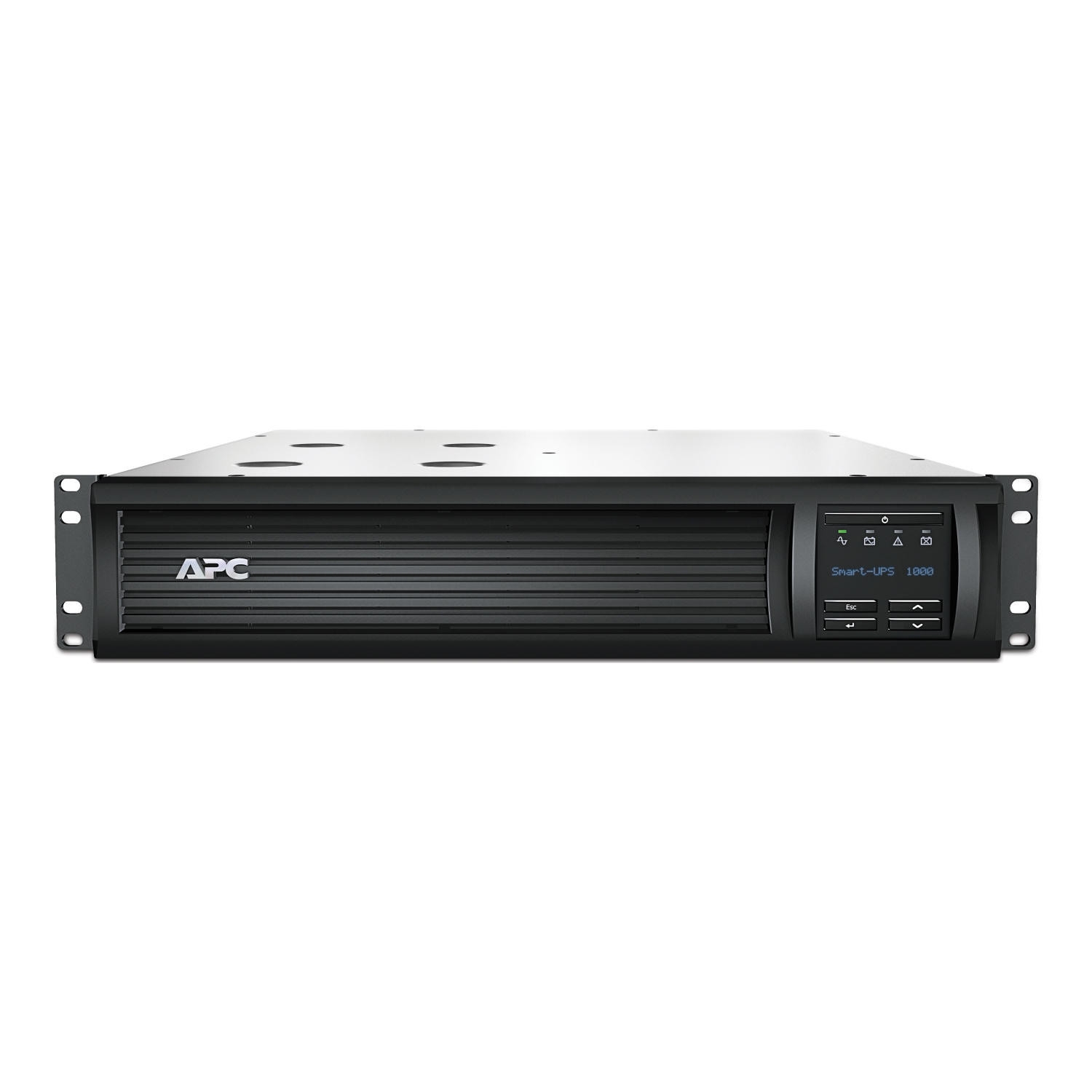 APC Smart-UPS, Line Interactive, 1000VA, Rackmount 2U, 230V, 4x IEC C13 outlets, SmartConnect Port+SmartSlot, AVR, LCD SMT1000RMI2UC
