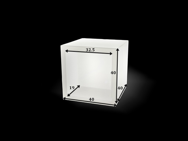 RENT/ให้เช่า: กล่องโชว์สินค้า/ถังน้ำแข็ง LED รุ่น BOX(บ๊อก)