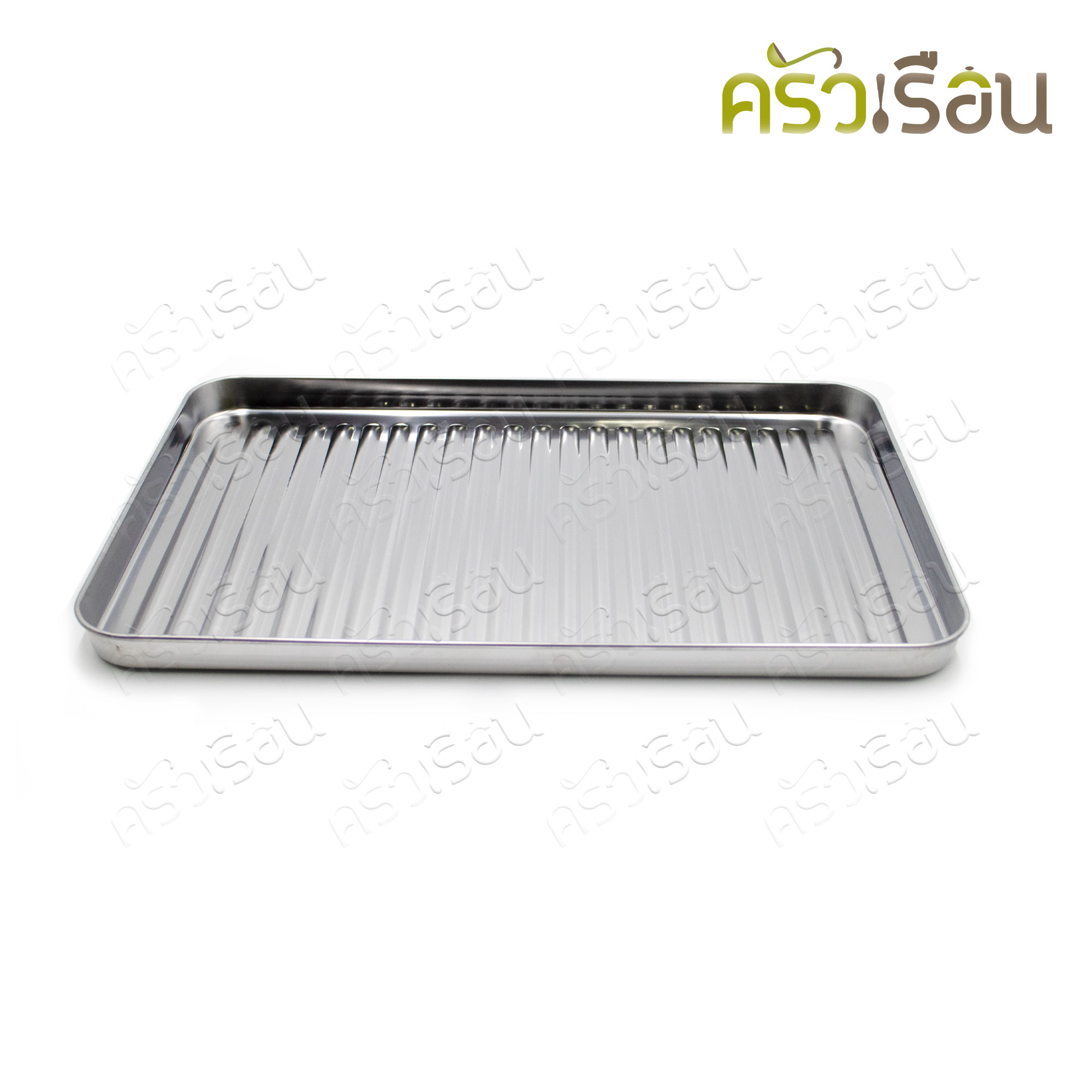 PERFECT ถาดรองน้ำมันปิ้งย่าง ถาดตื้น ขนาด 38x25x2 ซม. QF-K545