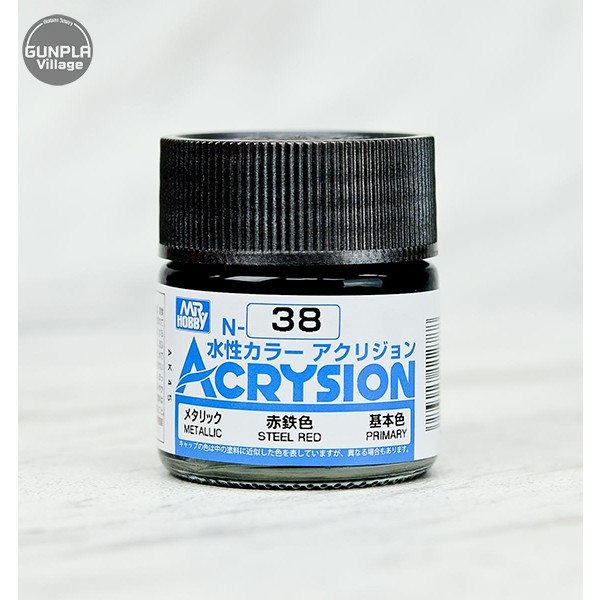 MR.ACRYSION COLOR N-38 STEEL RED Mr.hobby 4973028112788