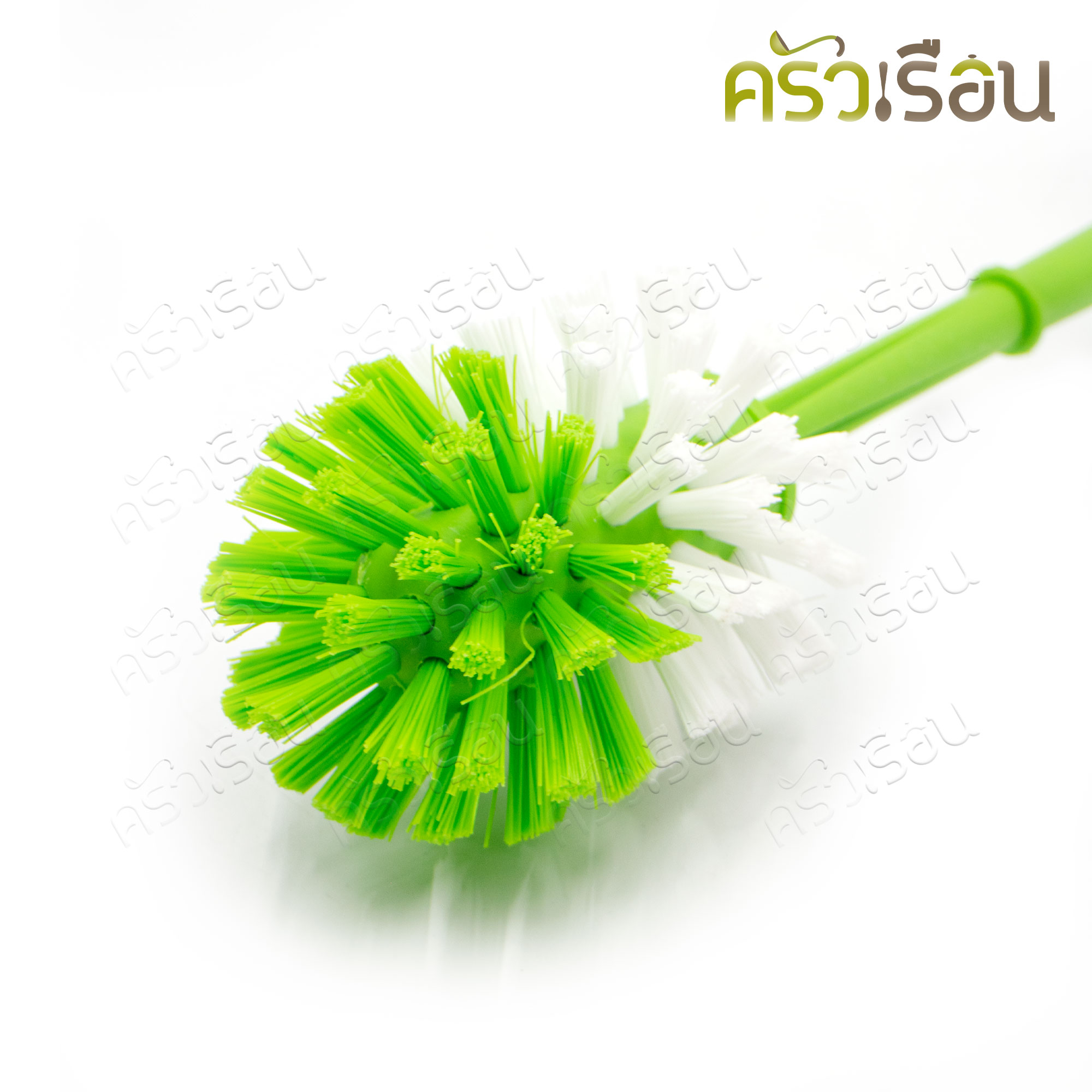 Toilet brush, round head, plastic handle, 38 cm. TB09