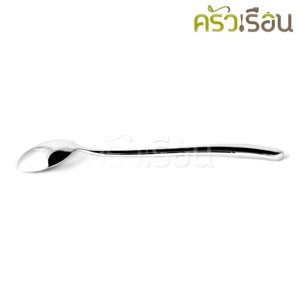 DOUBLE APPLES ช้อนซุป เล็ก สเตนเลส 16.2 ซม. ลายดุสิต ตราแอปเปิ้ลคู่ ช้อนตักพริก ช้อนขนม