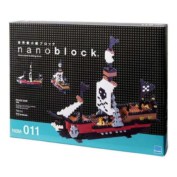 Kawada nanoblock NBM-011 Pirate Ship 4972825149836 (นาโนบล็อค)