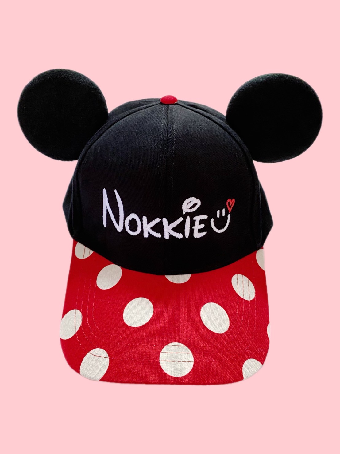 หมวกแก๊ปมิกกี้เมาส์ปักชื่อ หมวกMickeymouse