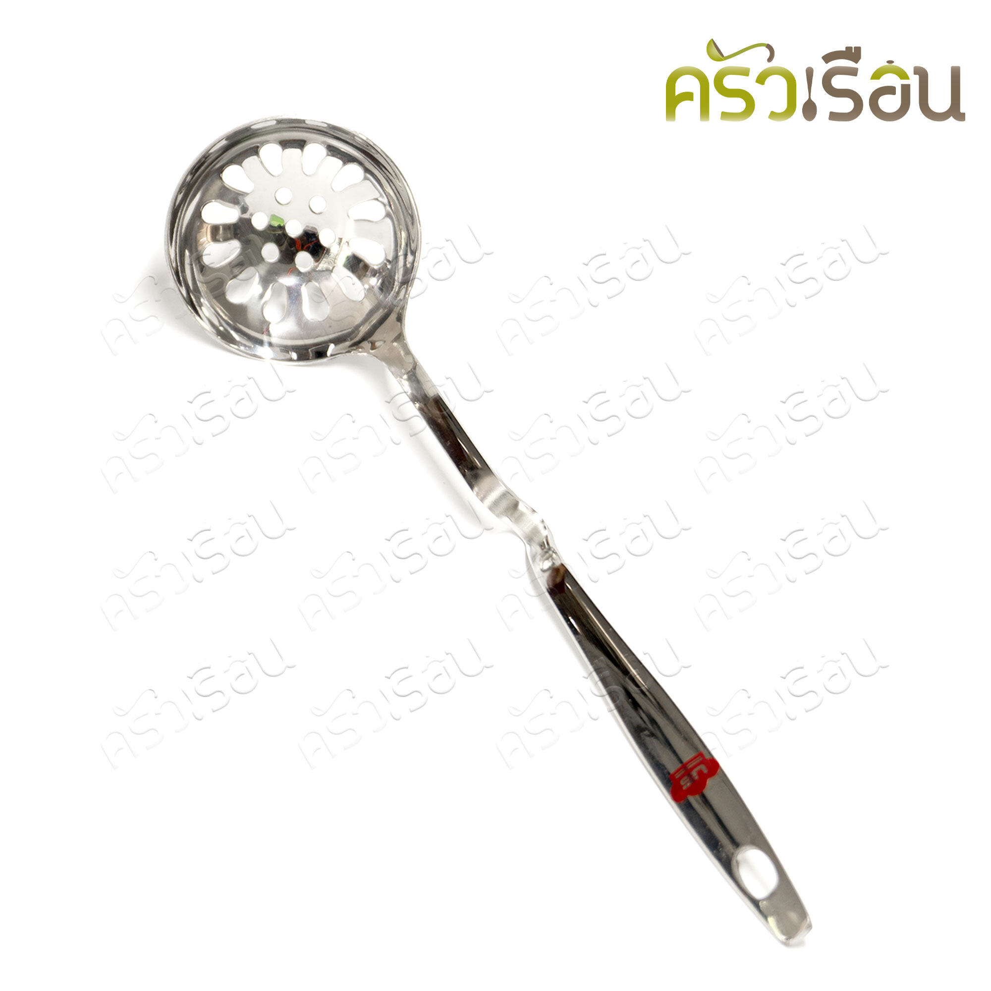 US กระชอน กรอง สเตนเลส 7 ซม. พร้อมที่พักข้างหม้อ ALH-47 กระชอนมีรู กระบวยสุกี้