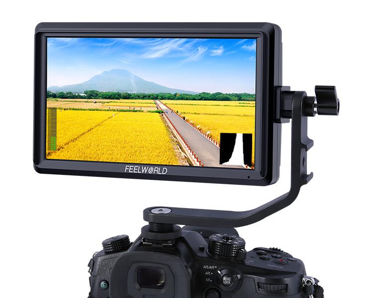 FEELWORLD S55: จอภาพ Field Monitor สำหรับกล้อง DSLR ขนาด 6 นิ้ว Full HD พร้อม 4K HDMI, Power Output และ 3D LUT
