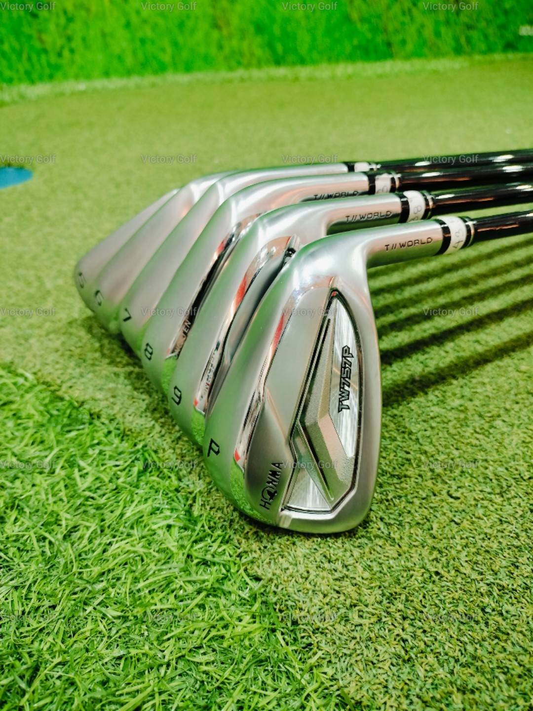 Iron Set Honma Tour world TW757P 5-9, Pw ( VIZARD/ S/TQ: 3.72 ) 50g. ปี2022