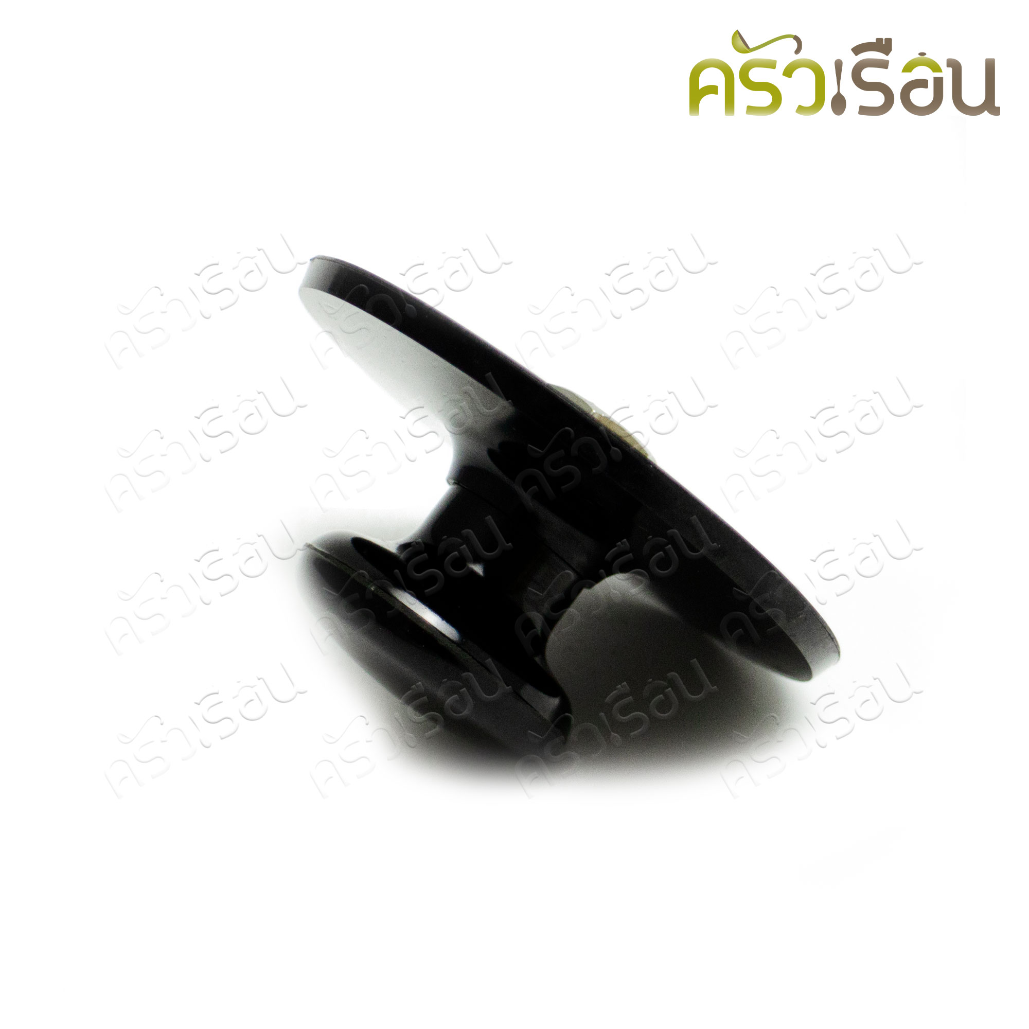 จุกฝาหม้อ แบกกาไลท์ สีดำ พร้อมฐานรอง 1-26003