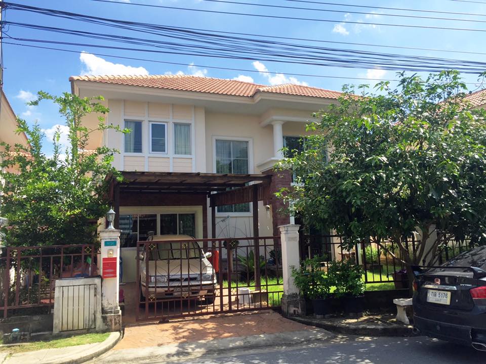 ขายบ้านเดี่ยว 2 ชั้น หมู่บ้านพฤกษาวิลเลจ 8 ขนาด 53ตรว. สุขาภิบาล5 ซ.70 (วัชรพล-สายไหม) รหัส H38