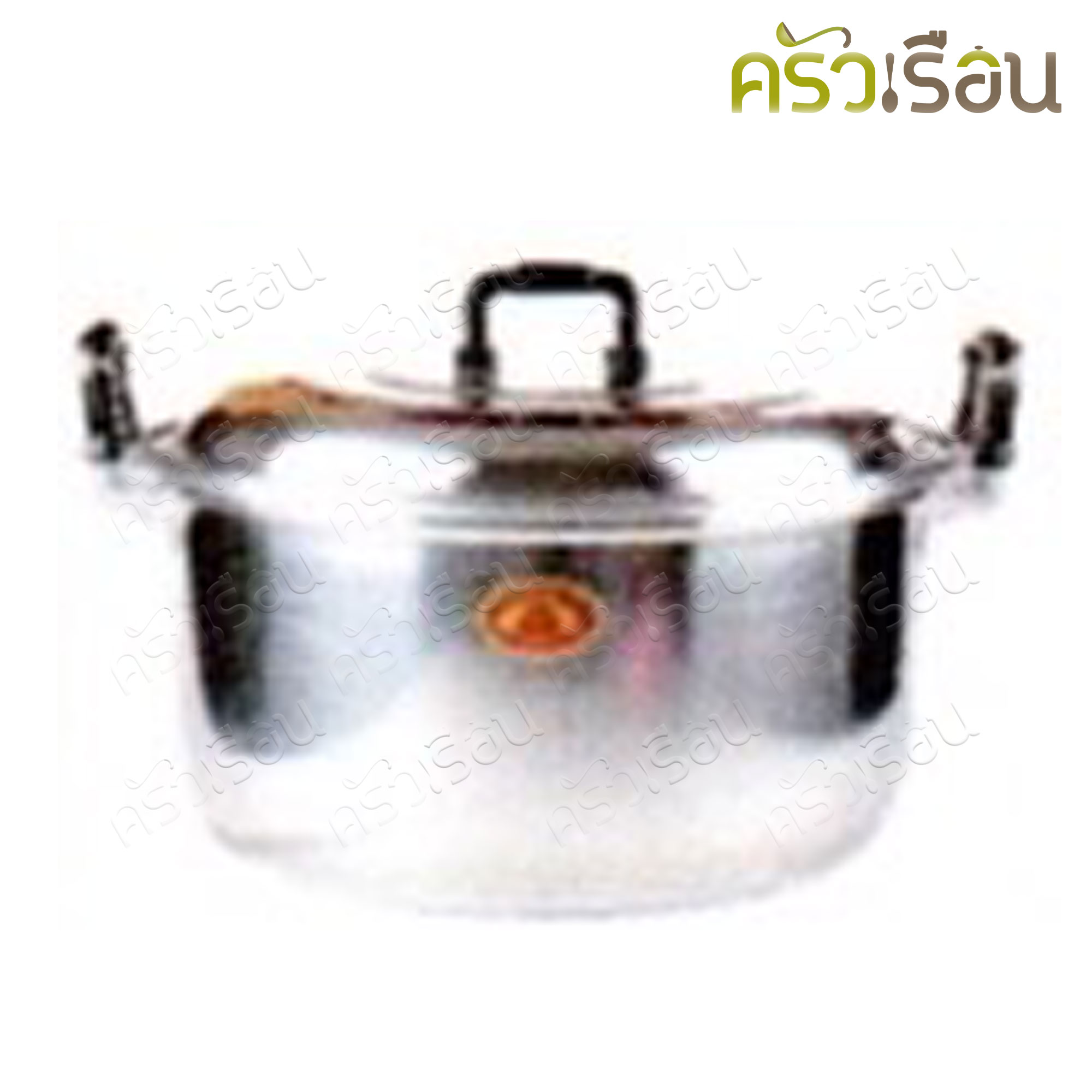 สามห่วงแดง หม้อสองหู หูใหญ่ 50 ซม. ตราสามห่วงแดง