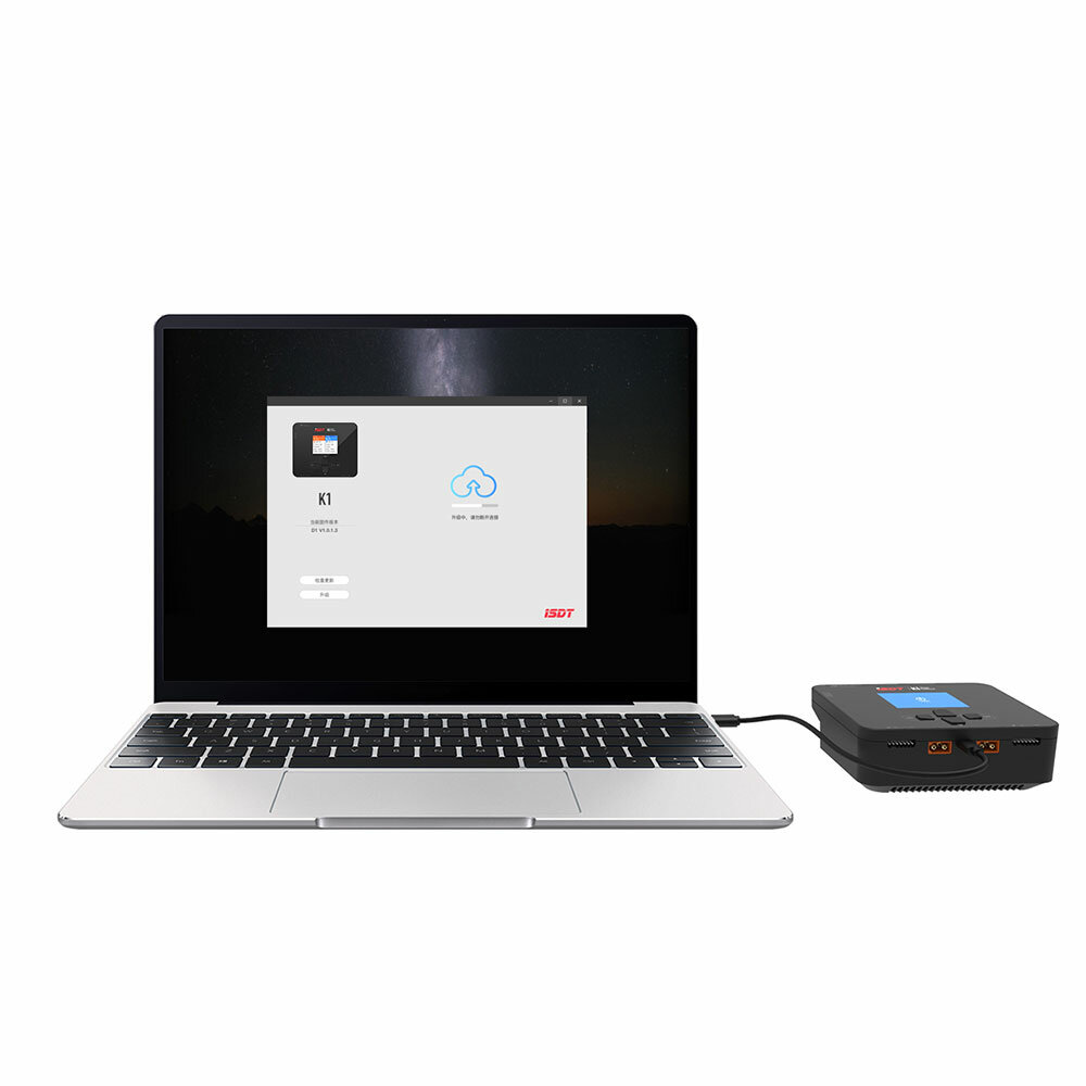 ISDT K1 AC 100W DC 2X250W 10A Dual Channel B Lipo Charger เครื่องชาร์จแบตเตอรี่ LiFe Lilon LiPo LiHv Pb NiMH/Cd Charger