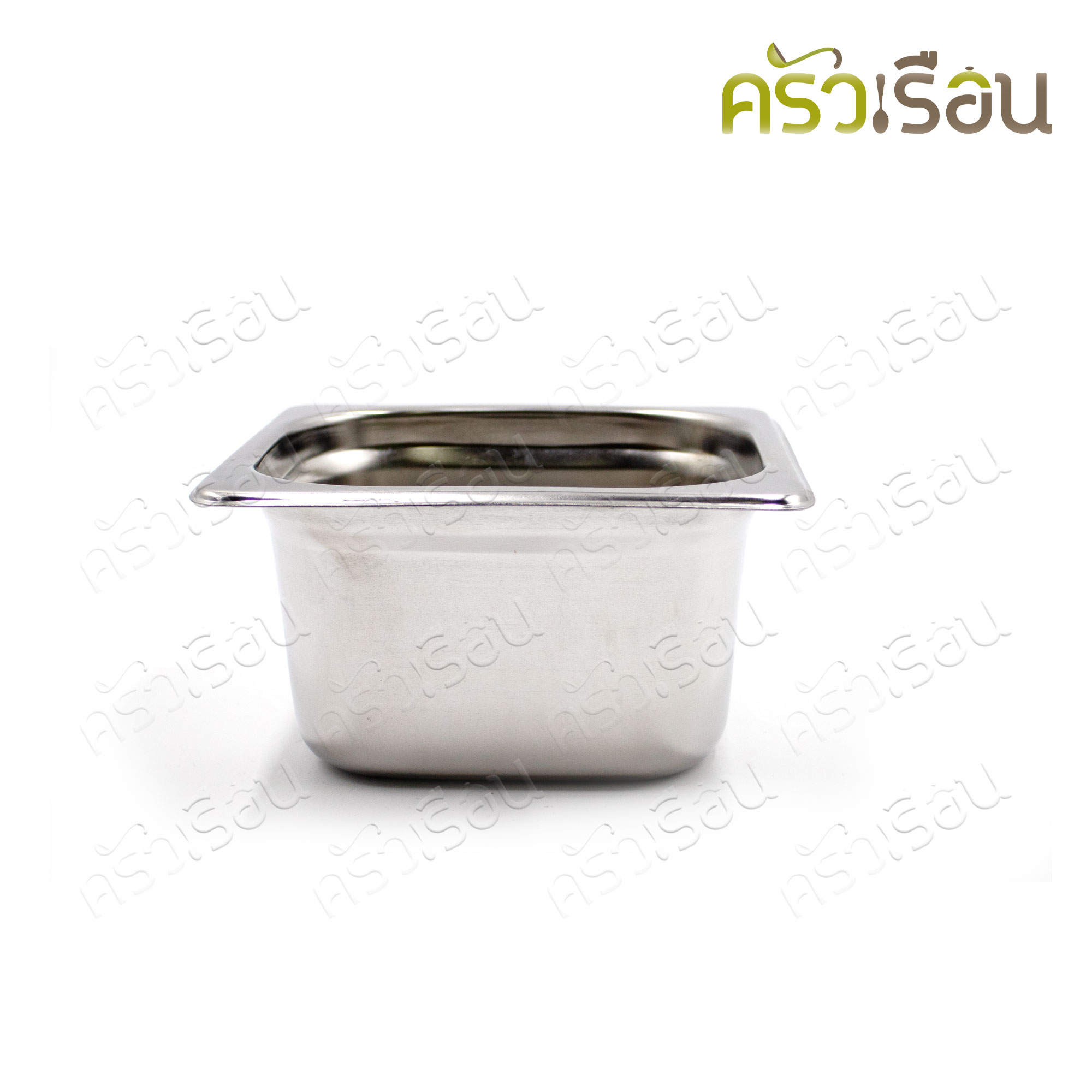 SPHINX BRAND อ่างอุ่นอาหาร 1/6 ทรงลึก รุ่น2สเตป สเตนเลส 304 [ราคาเฉพาะอ่าง ไม่รวมฝา] ขนาด 17 x 16 x 10 ซม. K135 ตราสฟิงซ์